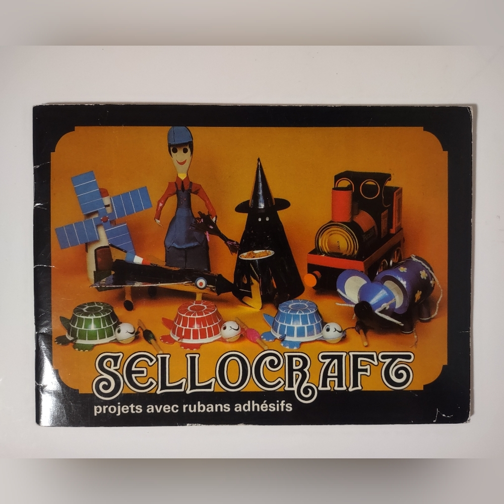 Sellotape Sellocraft Craft Guide Book with Adhesive Tape Projects